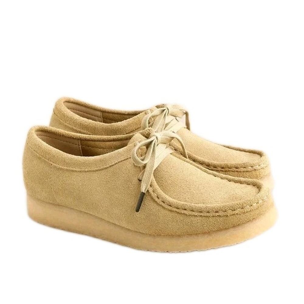 Clarks Wallabee Maple Tan Suede Crepe Sole Ankle Chukka Boots Women 7 Shoes